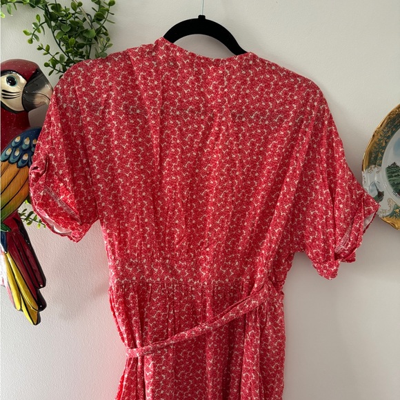 Floral maxi wrap dress - Picture 3 of 3